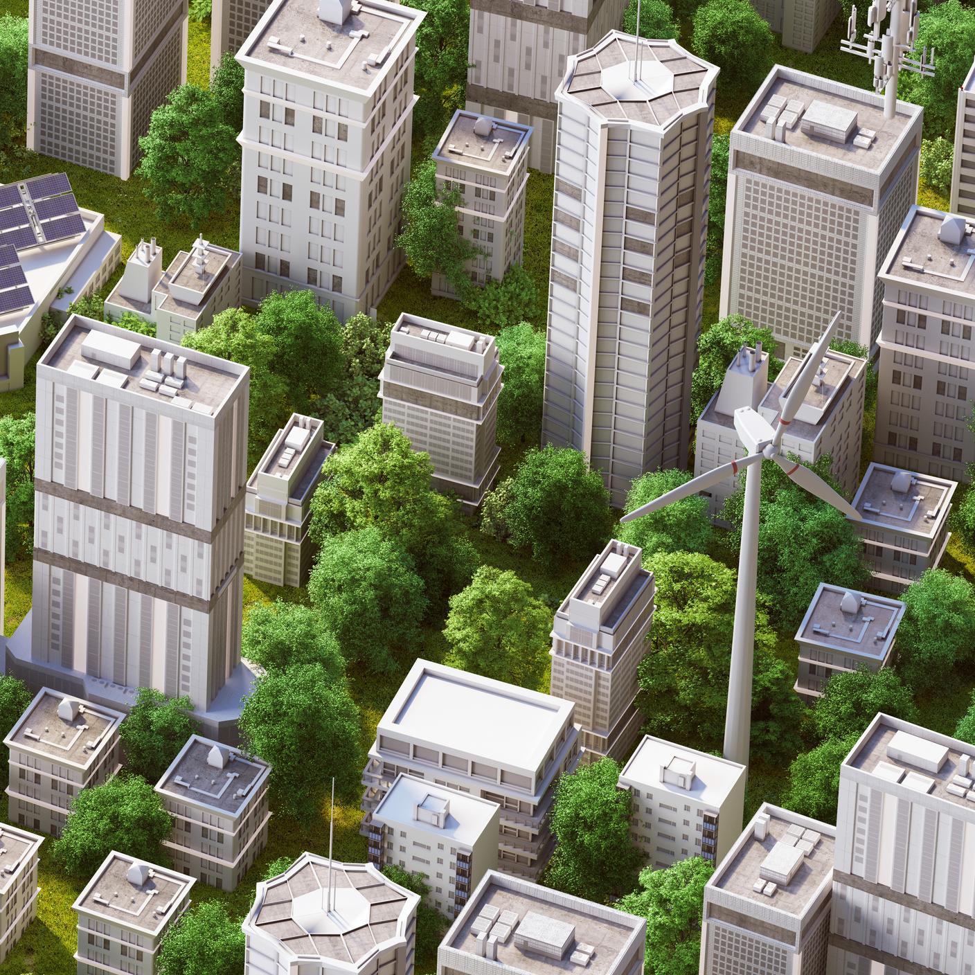 şehir bina manzarası