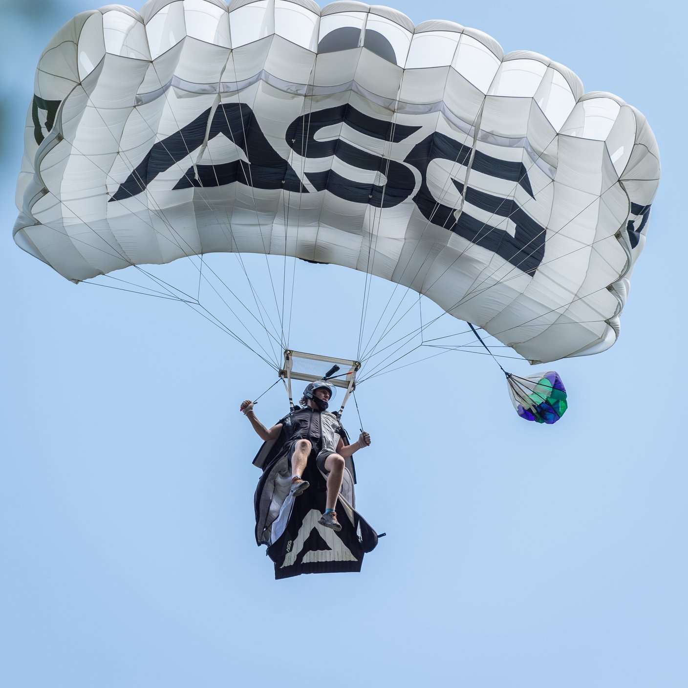 Parachute with ASG logo